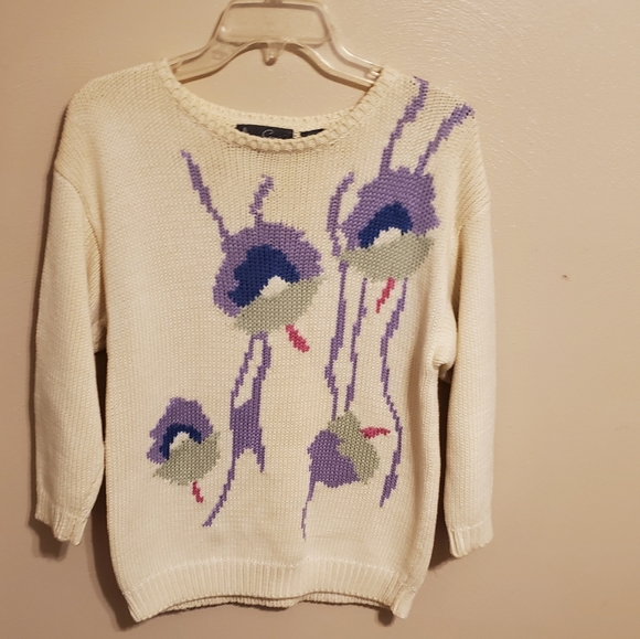 Jimmy Garcia handloomed sweater sz small - Picture 2 of 5